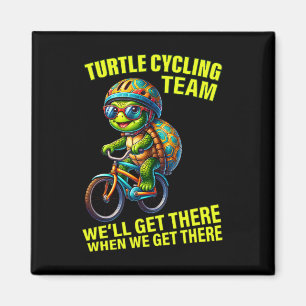Turtle Cycling Lover Cycle Team Cyclist Bike Tour Magnet