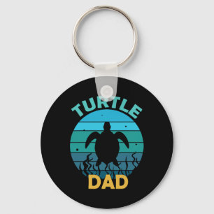 Turtle Dad Eco-friendly Earth Day Key Ring