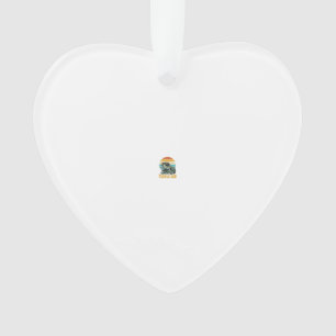 Turtle Dad Retro Sunset Vintage Engraving Vector D Ornament