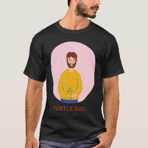 Turtle Dad Tortoise Reptile Chelonia Testudines Tu T-Shirt