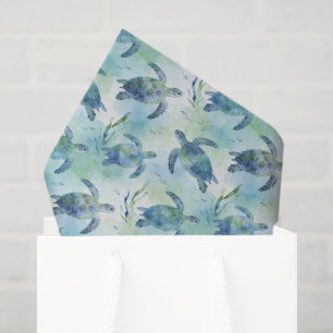 Turtle Decoupage Tissue Paper, Sea Turtle Paper