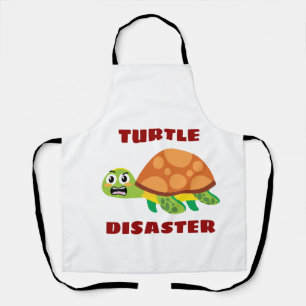 Turtle Disaster Turtle Pun Apron