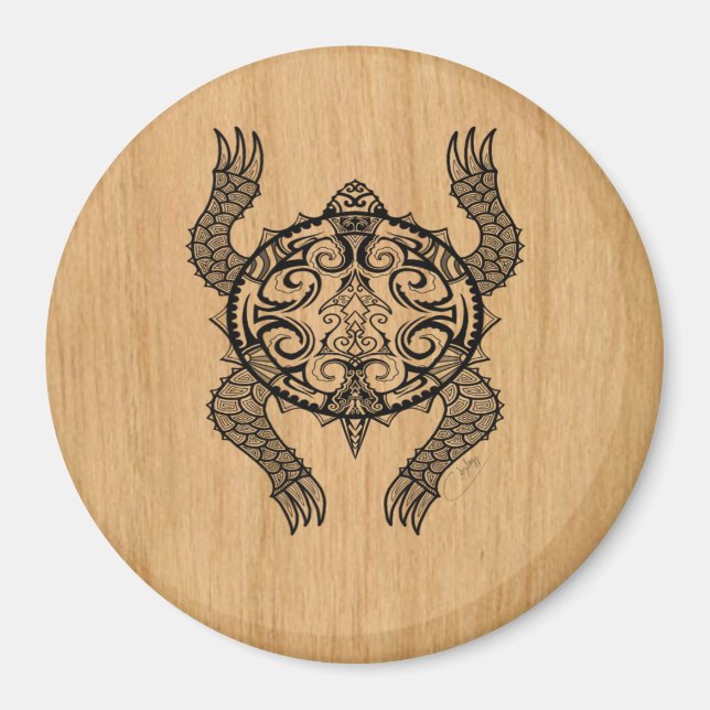 Turtle Drawing Magnet (Front)