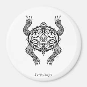 Turtle Drawing Magnet