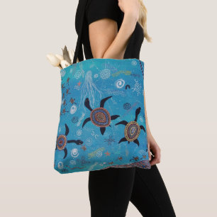 Turtle Dreaming Tote Bag
