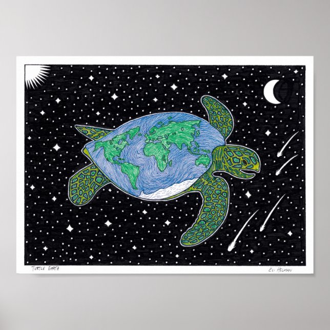 Turtle Earth Poster (Front)