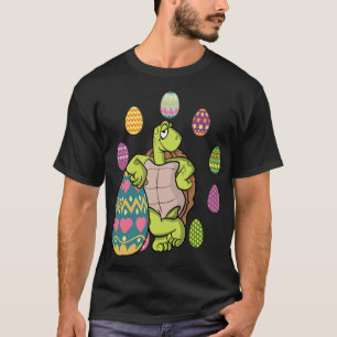 Turtle Egg Hunting Easter Day Animal Boys Girls Ki T-Shirt