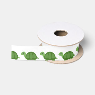 Turtle Emoji Satin Ribbon