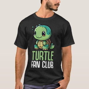 Turtle Fan Club Tortoise Zoo  Kids Boys Girls  8 T-Shirt