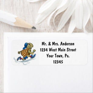 Turtle Fast Return Address Label