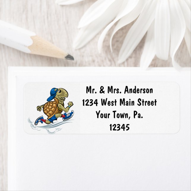 Turtle Fast Return Address Label (Insitu)