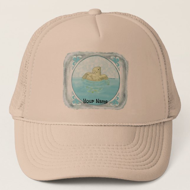 Turtle First Swim Hat (Front)