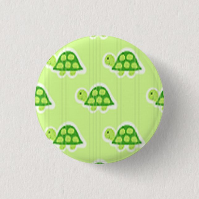 Turtle Flair 3 Cm Round Badge (Front)
