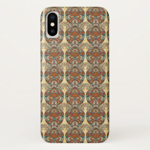 Turtle Floral Pattern iPhone X Case