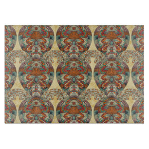 Turtle Floral Pattern Cutting Board