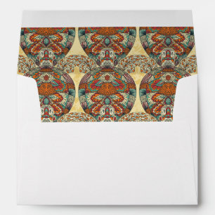Turtle Floral Pattern Envelope