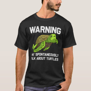 Turtle For Men Women Sea Turtle Land Water Animal  T-Shirt