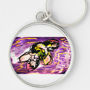 Turtle gem key ring