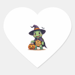 Turtle Ghoul Heart Sticker