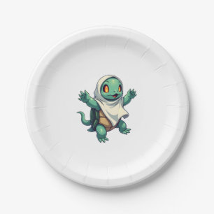 Turtle Ghoul Paper Plate