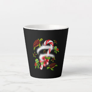 Turtle Gift Turtle Candy Sweet Christmas Latte Mug