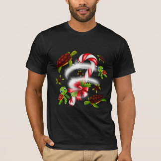 Turtle  Gift | Turtle Candy Sweet Christmas T-Shirt