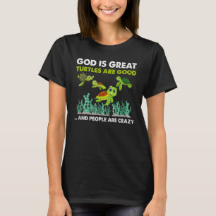 Turtle Gifts For Her Christian Gift Women Turtle L T-Shirt