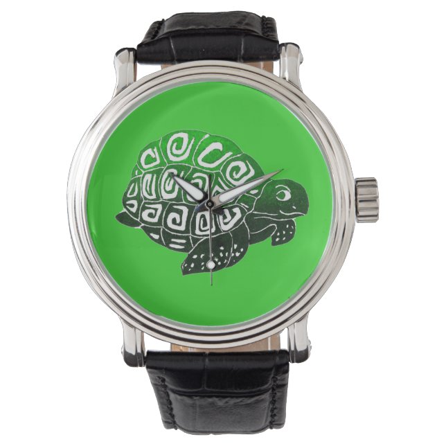 Turtle Green Wristwatch (Front)