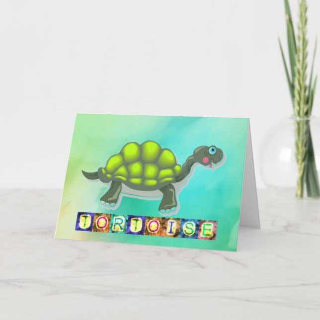 Turtle Greeting Card (Front)