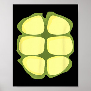 Turtle Halloween Design Turtoise Shell Gift Poster