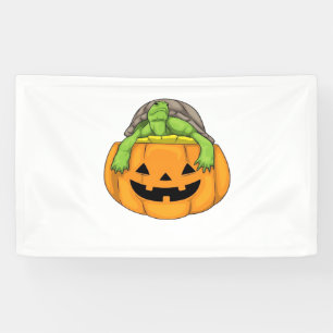 Turtle Halloween Pumpkin Classic T-Shirt_1 Banner
