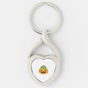 Turtle Halloween Pumpkin Classic T-Shirt_1 Key Ring