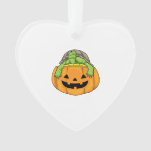 Turtle Halloween Pumpkin Classic T-Shirt_1 Ornament