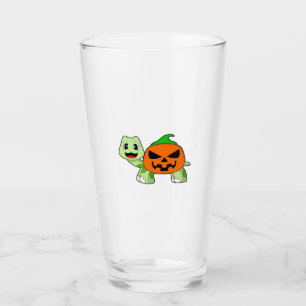 Turtle Halloween Pumpkin Classic T-Shirt Glass
