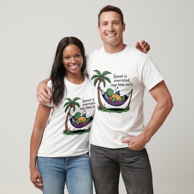 Turtle Hammock Nap Time Overrated T-Shirt (Unisex)