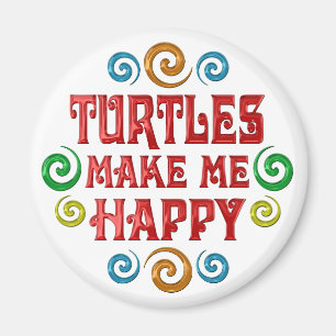 Turtle Happiness Magnet