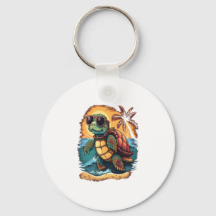 Turtle Hawaiian Sea Turtles Hawaii Tropical Beach Key Ring