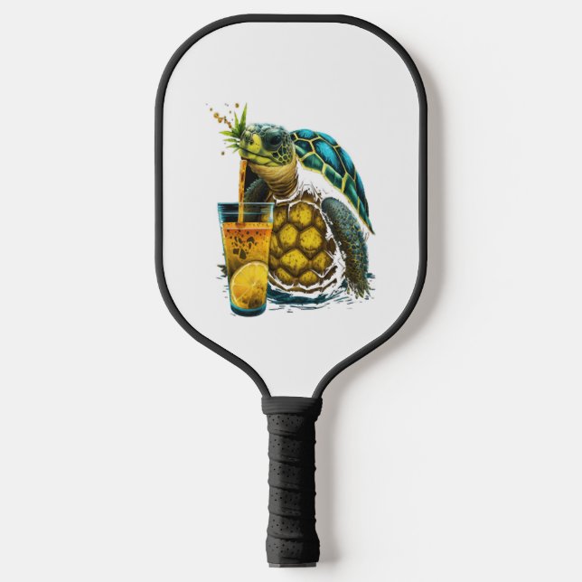 Turtle Hawaiian Sea Turtles Pineapple Aloha Pickleball Paddle (Front)