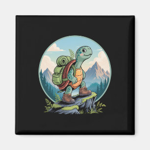 Turtle Hiking Backpack Apparel For Outdoor Nature Magnet