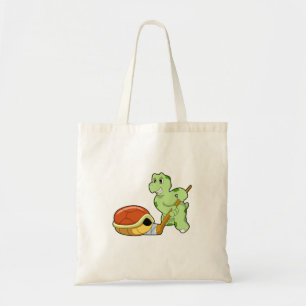 Turtle Ice hockey Ice hockey stick Tote Bag