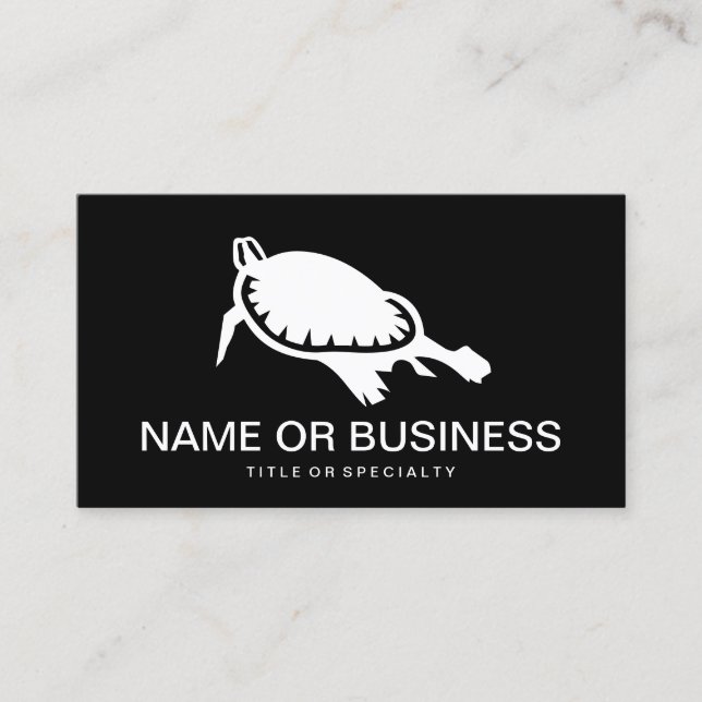 turtle icon business card (Front)