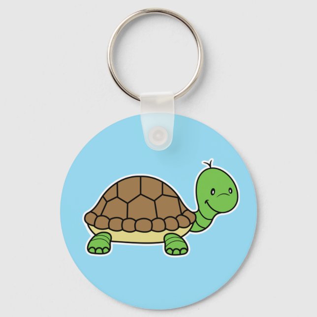 Turtle kjeychain key ring (Front)