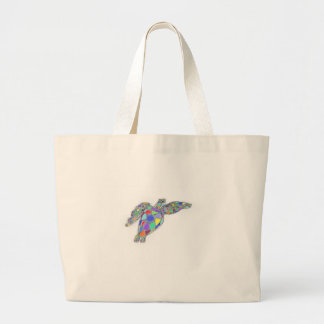 turtle large tote bag