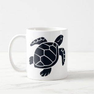 Turtle Logo Emblem Red-Eared Slider Tortoise Copy Coffee Mug
