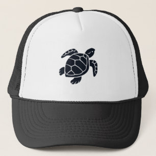 Turtle Logo Emblem Red-Eared Slider Tortoise Copy Trucker Hat