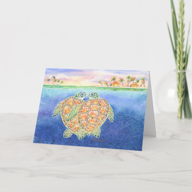 Turtle Love Card (Front)