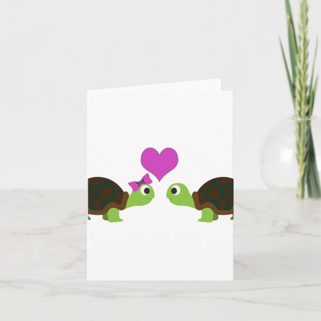 Turtle Love Card (Front)