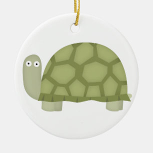 Turtle love ceramic tree decoration