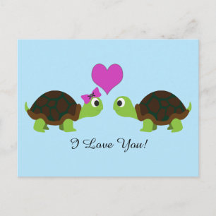 Turtle Love Postcard