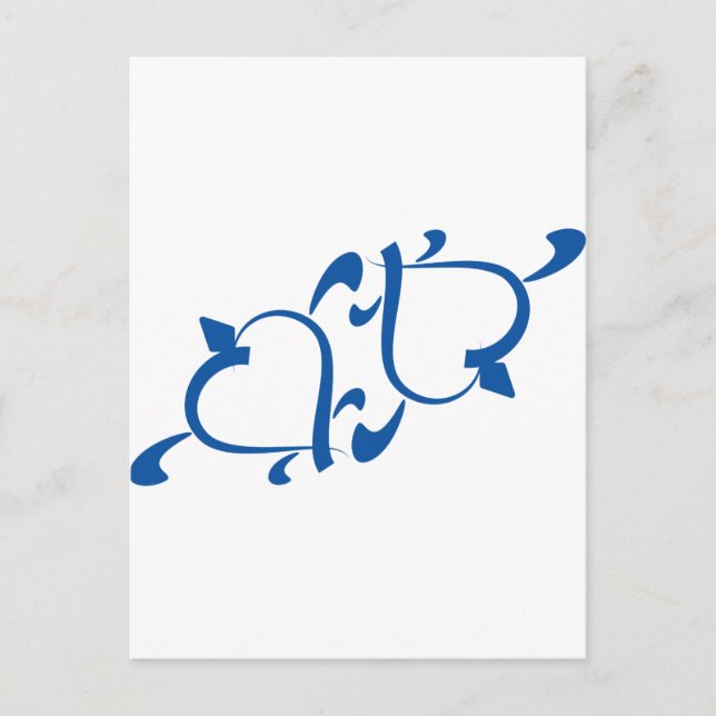 Turtle Love - Yin Yang Postcard (Front)